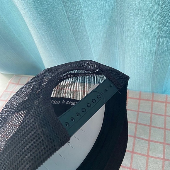 Chrome Hearts Mesh Breathable Black Embroidered Sports Cap - Picture 7 of 7